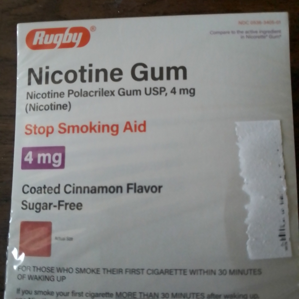 COPY - Rugby 4mg cinnamon nicotine gum